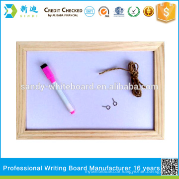 NEUER Holzrahmen magnetisches Whiteboard kleines Schreibbrett Qualität gesichert